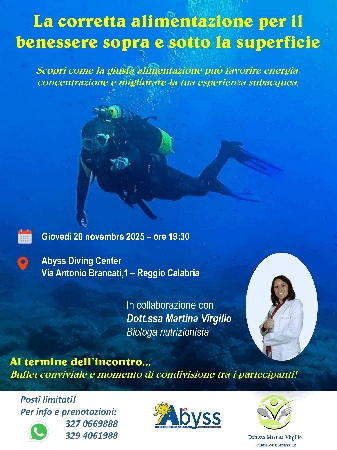 Incontri del giovedì, parlando di mare , ambiente e subacquea Eventi